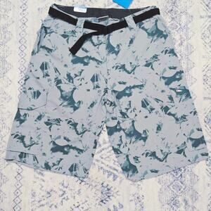 Columbia Men's Silver Ridge Printed Cargo Shorts 32W x 12L Metal Dye Frond
